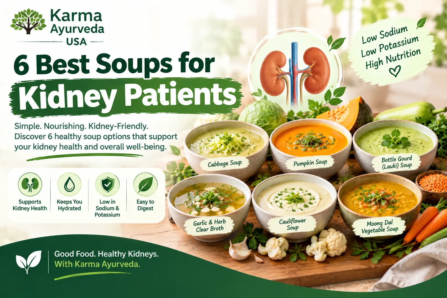 6 Best Soups for Kidney Patients